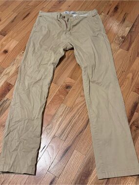 Southern Proper Men's Khaki Chinos in Light Beige